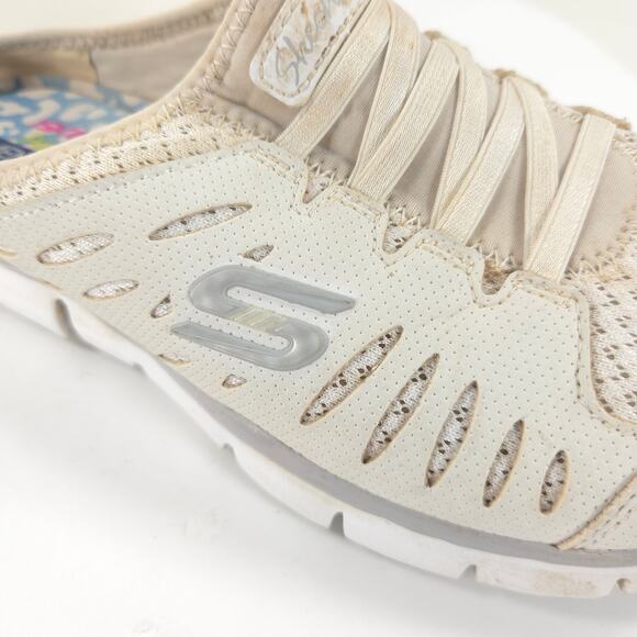 Skechers Athletic Slip On Walking Shoe Womens Size 7 22752 White - Picture 8 of 9